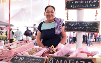Lupita Cuautle invita a consumir local en la Feria del Queso 2026